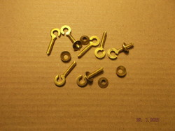 Weight hanging hook for copper wall clock --- 1 ---
