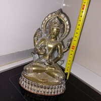 Indiai réz dísztárgy szobor