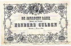 Holland Kelet-India 100 gulden 1864 REPLIKA