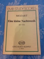 Mozart: Eine kleine Nachtmusik Egy kis éji zene kotta EMB Study Scores Z. 40021