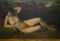 Lajos Pándy Budapest, 1895 - 1957, Budapest, nude, oil, canvas 110x77