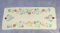 New retro embroidered 35x81 cm Kalocsa pattern table center tablecloth tablecloth Óbuda v posta