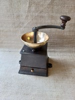 Large cast iron coffee grinder. Biedermeier