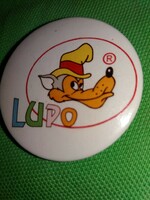 1970 -s évek  nagy alapú LUPO ( Fixi és Foxi ) jelvény kitűző trafikáru bazáráru a képek szerint