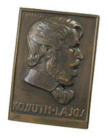 László Valkó Solymár: lajos kossuth /1954/ plaque