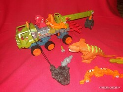 Matchbox mega rig jurassic dino delivery crane truck with varying construction options as shown