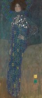 Klimt - Emilie Flöge portréja - vakrámás vászon reprint