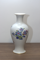 Hollóházi porcelán váza, virágtartó