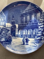 Beautiful collector's Christmas wall plate from 1974 - berlin design