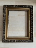 Old gilded wooden frame, picture frame