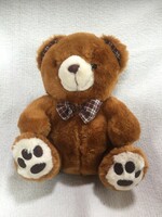 Medium brown teddy bear from Switzerland
