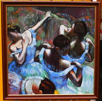 Edgar degas very nice oil painting copy