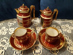 1857, spectacular Altwien coffee set, Cupid series