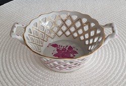 Herend Appony purple patterned basket (I will also post)