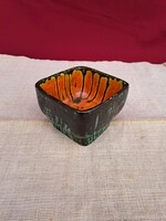 Gyönyörű ritkább  Mihály Béla  ikebana váza ,  kaspó  Gyűjtői darab, nosztalgia,