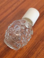 Old mini cologne bottle with vintage perfume raspberry shaped vial bottle