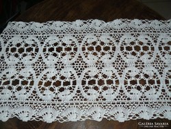 Beautiful hand-crocheted special lace tablecloth for Budapest00
