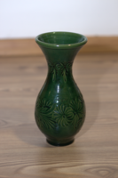 Zöld kerámia váza