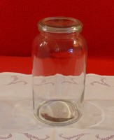 2 Liter patent bottle, mason jar with lid, without metal strap
