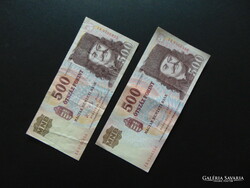 2 darab 500 forint bankjegy LOT ! 01