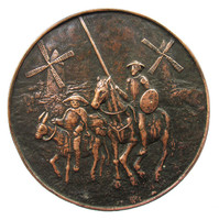 Don Quixote and Sancho Panza plaque