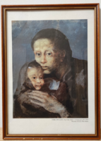Pablo Picasso - A beteg gyermek 1903 - nyomat