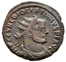 Diocletianus AE Radiatus 295-296 Heraclea, CONCORDIA MILITVM RIC13