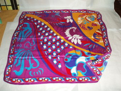 Vintage Italian silk scarf