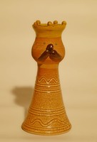 Ceramic chess king.