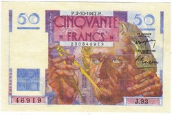 Franciaország 50 frank 1947 REPLIKA