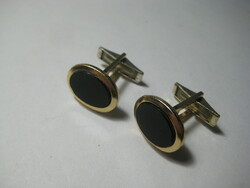 Cufflinks, probably gold-plated
