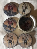 6 African coasters (m 181)