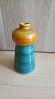 Retro ceramic vase with wine sauce