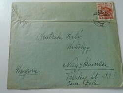 Za406.25 Letter 1936 bentzik kato ﻿- Wien nagykanizsa