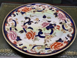 Mason's ironstone mandalay gilded vintage decorative bowl 27 cm