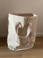 Large shopping/laundry bag with water-repellent coating inside