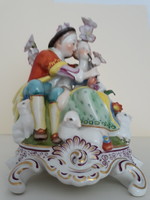 Herend Rococo couple from 1940