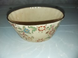 Antique Fischer faience sugar bowl (2)
