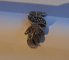 Silver marcasite ring