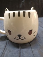 Happy cat ceramic mug