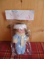 Rare retro 80s - tömi Hungarian doll - domestic, with toy and gift maker, new, unopened