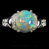 57 And purple opal ring