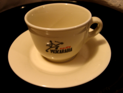 Cup of Inker porcelain cappuccino with mokarabia