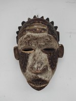 Antik afrikai maszk Afrika mask Idoma népcsoport Nigéria africká maska 67 Le 6591 Leértékelt