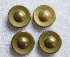 4 old copper buttons. 1.4 cm