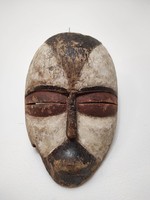 Antik afrikai Igbo népcsoport fa maszk Nigéria africká maska 40 Le dob 47 6726 Leértékelt