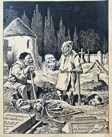 Political caricature - Atanaz Homicskó 1864-1916