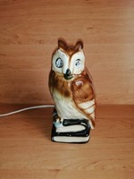 Beautiful owl children's table bedside marked porcelain aroma lamp 22 cm high