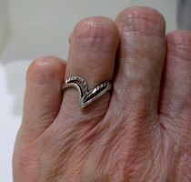 Beautiful handmade silver ring