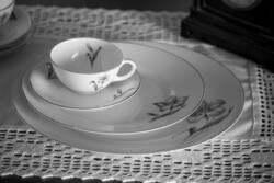 Drasche breakfast set from 1936 (plate+small plate+coffee cup with coaster) price/set